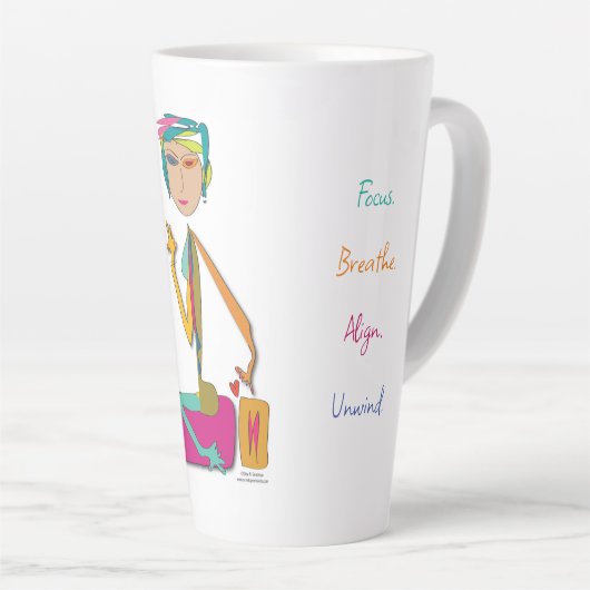 'Satchi' - Uitlijnen Unwind Yoga Mok (Rechterhoek)