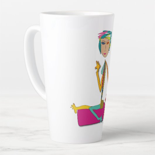 'Satchi' - Uitlijnen Unwind Yoga Mok (Linkerhoek)