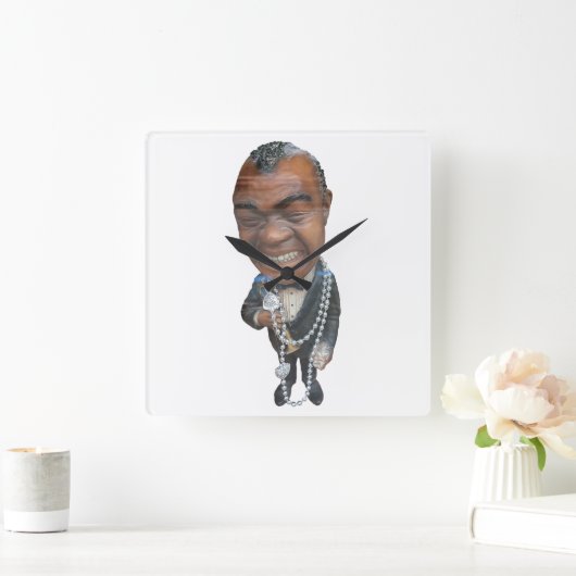 Satchmo. Vierkante Klok (Huis)