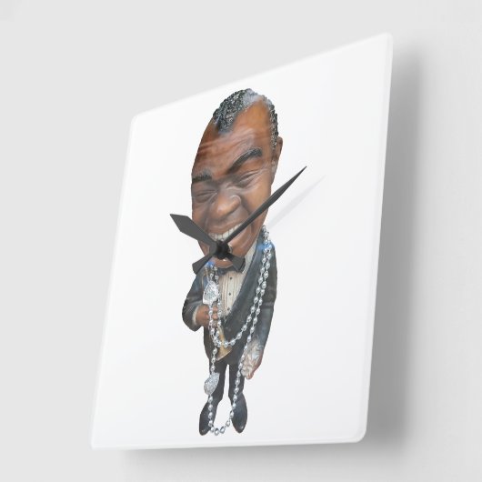 Satchmo. Vierkante Klok (Hoek)