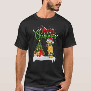 Sateboarden bij paden en deoraties bij skateboarde t-shirt