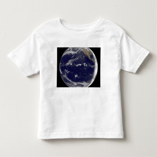 Satelliet-afbeelding van Aarde 2 Kinder Shirts (Voorkant)