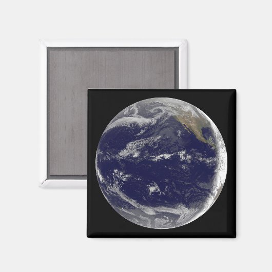 Satelliet-afbeelding van Aarde 2 Magneet (Voorkant / Achterkant)