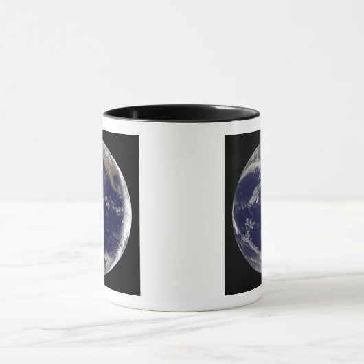 Satelliet-afbeelding van Aarde 2 Mok (Midden)