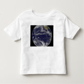 Satelliet-afbeelding van de aarde kinder shirts (Voorkant)