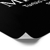 Satelliet-Afbeelding van de Mississippi-delta Poster (Hoek)