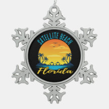 Satelliet Beach Florida Palm Trees Beach