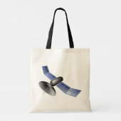 Satelliet Canvas tas (Achterkant)