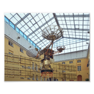 Satelliet, Communicatie Museum, Sint-Petersburg Foto Afdruk