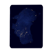 Satelliet de nachtlichten van Australië. Magneet (Verticaal)