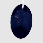 Satelliet de nachtlichten van Australië. Ornament (voorkant)