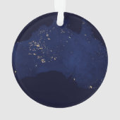 Satelliet de nachtlichten van Australië. Ornament (achterkant)