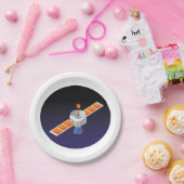 Satelliet in de ruimte papieren bordje (Feest)