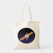 Satelliet in de ruimte tote bag (Voorkant)