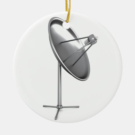 Satelliet Keramisch Ornament (Voorkant)