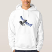 Satelliet Mannen Hoodie (Voorkant)