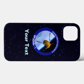 Satelliet Missiepatch Idaho Spudnik Case-Mate iPhone Case (Achterkant (horizontaal))