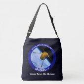 Satelliet Missiepatch Idaho Spudnik Crossbody Tas (Achterkant)