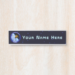 Satelliet Missiepatch Idaho Spudnik Deurbordje