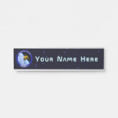 Satelliet Missiepatch Idaho Spudnik Deurbordje (Voorkant)