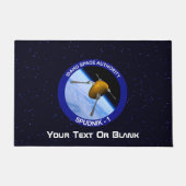 Satelliet Missiepatch Idaho Spudnik Deurmat (Voorkant)