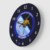 Satelliet Missiepatch Idaho Spudnik Grote Klok (Hoek)