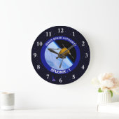 Satelliet Missiepatch Idaho Spudnik Grote Klok (Huis)