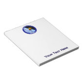 Satelliet Missiepatch Idaho Spudnik Notitieblok (Schuin)