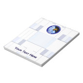 Satelliet Missiepatch Idaho Spudnik Notitieblok (Linkerzijde)