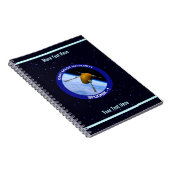 Satelliet Missiepatch Idaho Spudnik Notitieboek (Rechterzijde)