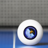 Satelliet Missiepatch Idaho Spudnik Pingpongbal (Net)