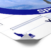 Satelliet Missiepatch Idaho Spudnik Poster (Hoek)