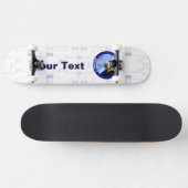 Satelliet Missiepatch Idaho Spudnik Skateboard (Horizontaal)