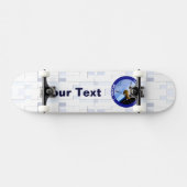 Satelliet Missiepatch Idaho Spudnik Skateboard (Horizontaal)