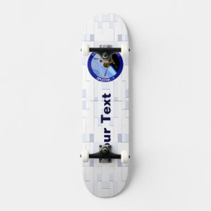 Satelliet Missiepatch Idaho Spudnik Skateboard