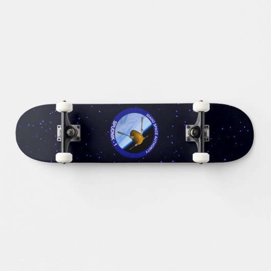 Satelliet Missiepatch Idaho Spudnik Skateboard (Horizontaal)