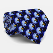 Satelliet Missiepatch Idaho Spudnik Stropdas (Opgerold)