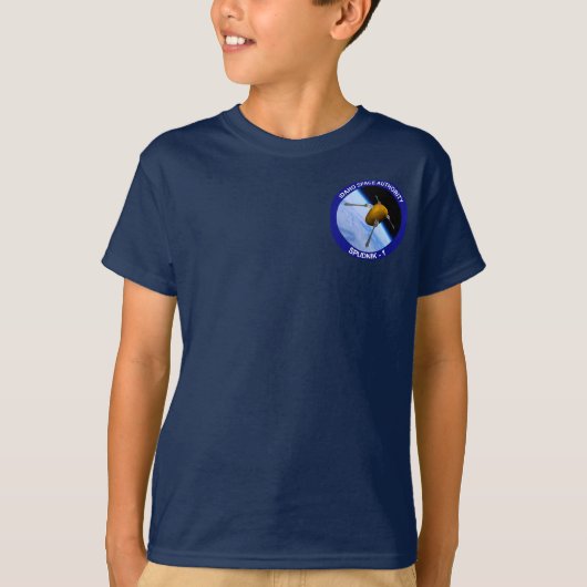 Satelliet Missiepatch Idaho Spudnik T-shirt (Voorkant)