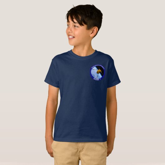 Satelliet Missiepatch Idaho Spudnik T-shirt (Voorkant volledig)