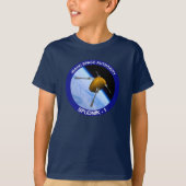 Satelliet Missiepatch Idaho Spudnik T-shirt (Voorkant)