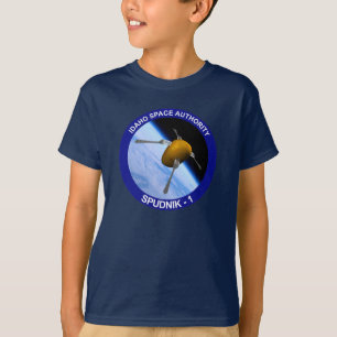Satelliet Missiepatch Idaho Spudnik T-shirt