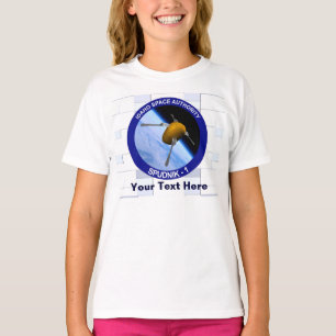 Satelliet Missiepatch Idaho Spudnik T-shirt