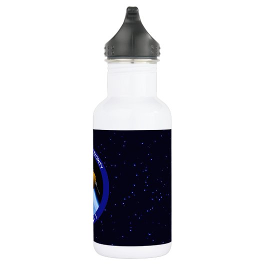 Satelliet Missiepatch Idaho Spudnik Waterfles (Rechts)