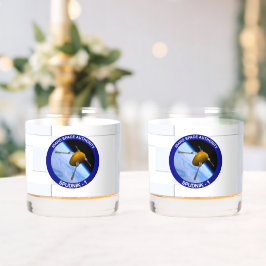 Satelliet Missiepatch Idaho Spudnik Whisky Glas