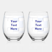 Satelliet Missiepatch Idaho Spudnik Wijnglas Zonder Voet (Achterkant)