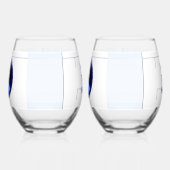 Satelliet Missiepatch Idaho Spudnik Wijnglas Zonder Voet (Links)