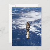 Satelliet Orbiting Earth 4 Briefkaart (Voorkant / Achterkant)