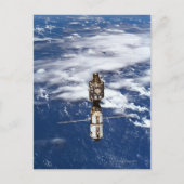 Satelliet Orbiting Earth 4 Briefkaart (Voorkant)