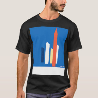 Satelliet torens kunst in Mexicaanse landschap beh T-shirt