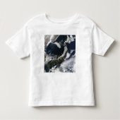 Satelliet uitzicht Japan Kinder Shirts (Voorkant)